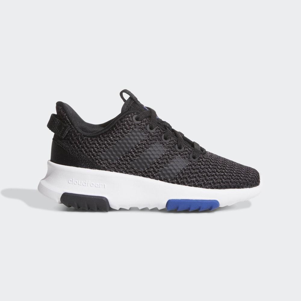 Adidasi Alergare Adidas Cloudfoam Racer TR Fete Romania - Negrii/Albi DB1300